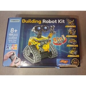 MIBIDO Robot Building Kit Gift for Boys Ages 8-12 with Remote Control 488 PCS